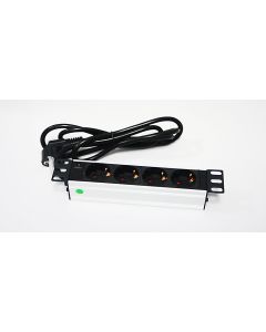 REGLETA MONOLYTH 10" 4 TOMAS S/INTERRUPTOR