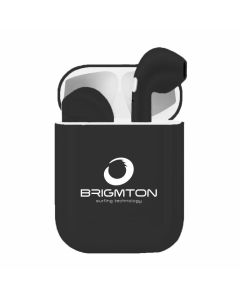 AURICULARES BRIGMTON CON BASE DE CARGA NEGRO BLUETOOTH