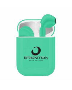 AURICULAR BRIGMTON CON BASE DE CARGA AZUL BLUETOOTH