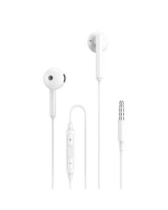 AURICULARES ENJOY BLANCO JACK 35 MM CABLE 1M CON CONTROL DE VOLUMEN