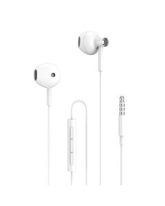 AURICULARES ENJOY CON CONTROL DE VOLUMEN JACK 35 MM CABLE 1M BLANCO