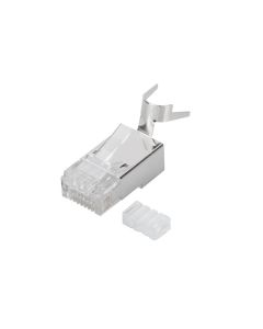 CONECTOR DIGITUS RJ45 CAT6A APANTALLADO BOLSAS 100 UDS