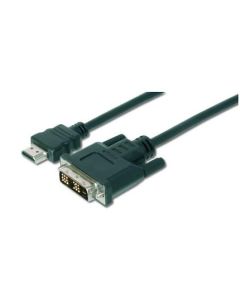 CONVERSOR DIGITUS VIDEO HDMI TIPO A-DVI (18+1) M/M 3M FULL HD sw