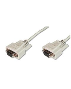 CABLE DIGITUS D-Sub9 F/F 3m serial moldeado be