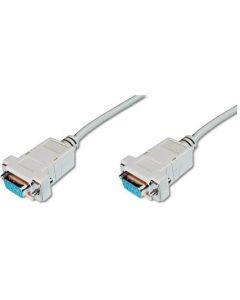 CABLE DIGITUS D-SUB9 H/H 1,8M CUBIERTAS BE