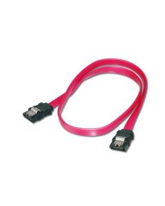 CABLE DIGITUS SATA TIPO L con pestillo de cierre F/F 0.3m recto SATA II/III