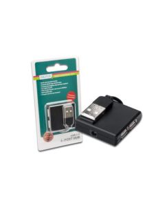 HUB DIGITUS USB 2.0 4X USB A/F 1X USB B MINI/M