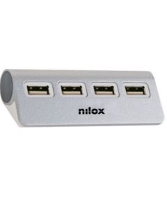 HUB NILOX 4x USB 2.0 BLANCO