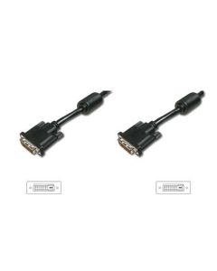 CABLE DIGITUS VIDEO DVI (24+1) 2X FERRITA M/M 3M DVI-D DUAL LINK SW