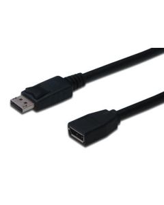 CABLE DIGITUS VIDEO DISPLAYPORT DP M/F 2M W/INTERLOCK 1.2 SW