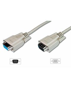 CABLE DIGITUS VIDEO ALARGADOR VGA HD15 M/F 1.8m 3CF/4C be