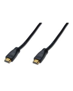 CABLE DIGITUS VIDEO HDMI ALTA VELOCIDAD TIPO A M/AMP M/M 10M FULLHD GOLD NEGRO