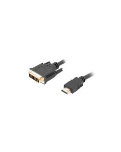 CABLE LANBERG HDMI MACHO A DVI-D 18+1 MACHO SINGLE LINK NEGRO 5 M