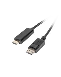 CABLE V1.1 DISPLAYPORT LANBERG MACHO/HDMI MACHO 1M NEGRO