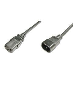CABLE ALIMENTACION DIGITUS C14 - C13 M/H 1,2M H05 VV-F3G 0,75MM SW