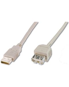 CABLE DIGITUS EXTENSION USB 2.0 TIPO A M/H 1,8m be