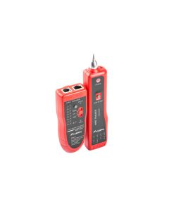 TESTER LANBERG CABLE RASTREADOR DE PARES RJ-45, RJ-12, RJ-11, COAXIAL