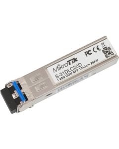 MODULO SFP MIKROTIK MONOMODO DUAL LC 20KM