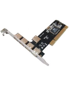TARJETA EXPANSION DIGITUS PCI USB 2.0 5x USB 4 externos 1 interno