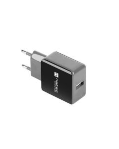 CARGADOR NATEC USB 1.2A 110 240V NEGRO GRIS