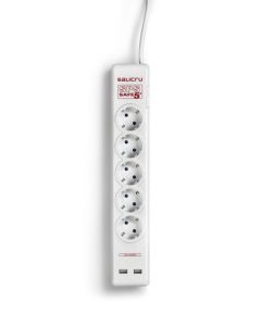 REGLETA SALICRU SAFE 5+ CON 2 USB