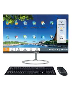 PC AIO ORDISSIMO CLARA INTEL ATOM E8000 4GB 500GB+32GB 23,8" FHD WIFI