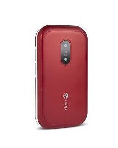 TELEFONO MOVIL SENIOR DORO 6040 2,8" ROJO BLANCO T3MPX