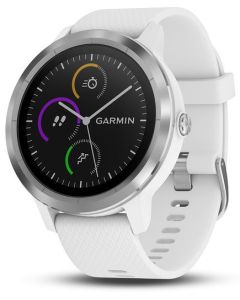 SMARTWATCH GARMIN VIVOACTIVE 3 PLATA CORREA BLANCA