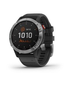 SMARTWATCH GARMIN FENIX 6 SOLAR PLATA/NEGRO