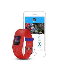 PULSERA DE ACTIVIDAD GARMIN VIVOFIT JR2 SPIDER-MAN ROJA