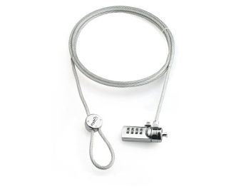 CABLE DE SEGURIDAD NATEC LOBSTER 1.8 M PARA PORTATIL CON CODIGO