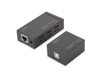 ADAPTADOR DIGITUS EXTENSOR USB 2.0 100M CABLE CAT5 5E 6 (UTP STP SFT) 100M