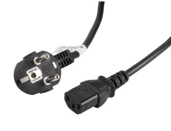 CABLE DE ALIMENTACION LANBERG SCHUKO CEE 7/7 A IEC320 C13 5M
