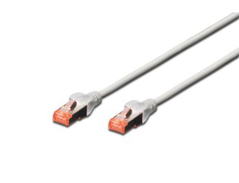 CABLE DIGITUS S-FTP CAT 6 CU LSZH AWG 27/7 LENGHT 1M 10 PCS GRIS
