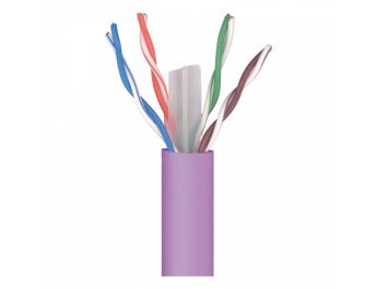 CABLE DATOS TELEVES U/UTP CAT 6 DCA CU LSFH 6,2 MM VIOLETA