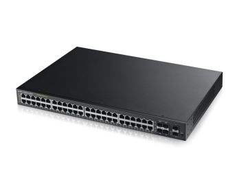 SWITCH ZYXEL GS2210-48HP 44XRJ45 GIGABIT 2XSFP 4XRJ45/SFP L2 POE 802.3af