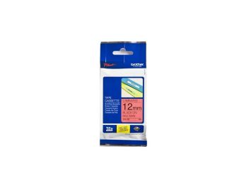 CINTA BROTHER TZE431 ROJO/NEGRO 12MM