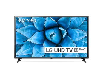 TV LG 55UM7050PLC 55" UHD 4K  SMART WIFI HDMI USB NETFLIX AMAZON PRIME NEGRO